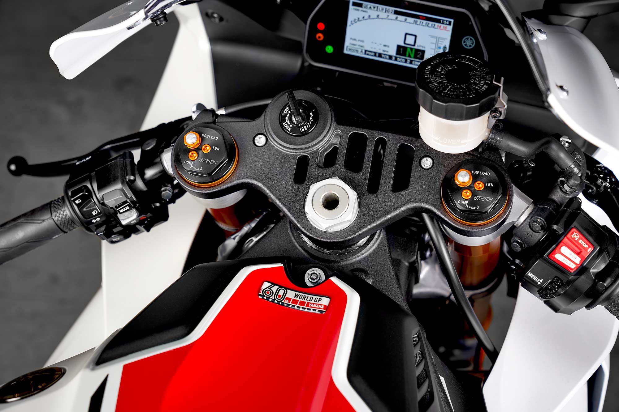 Special edition badging on the 2022 R1.