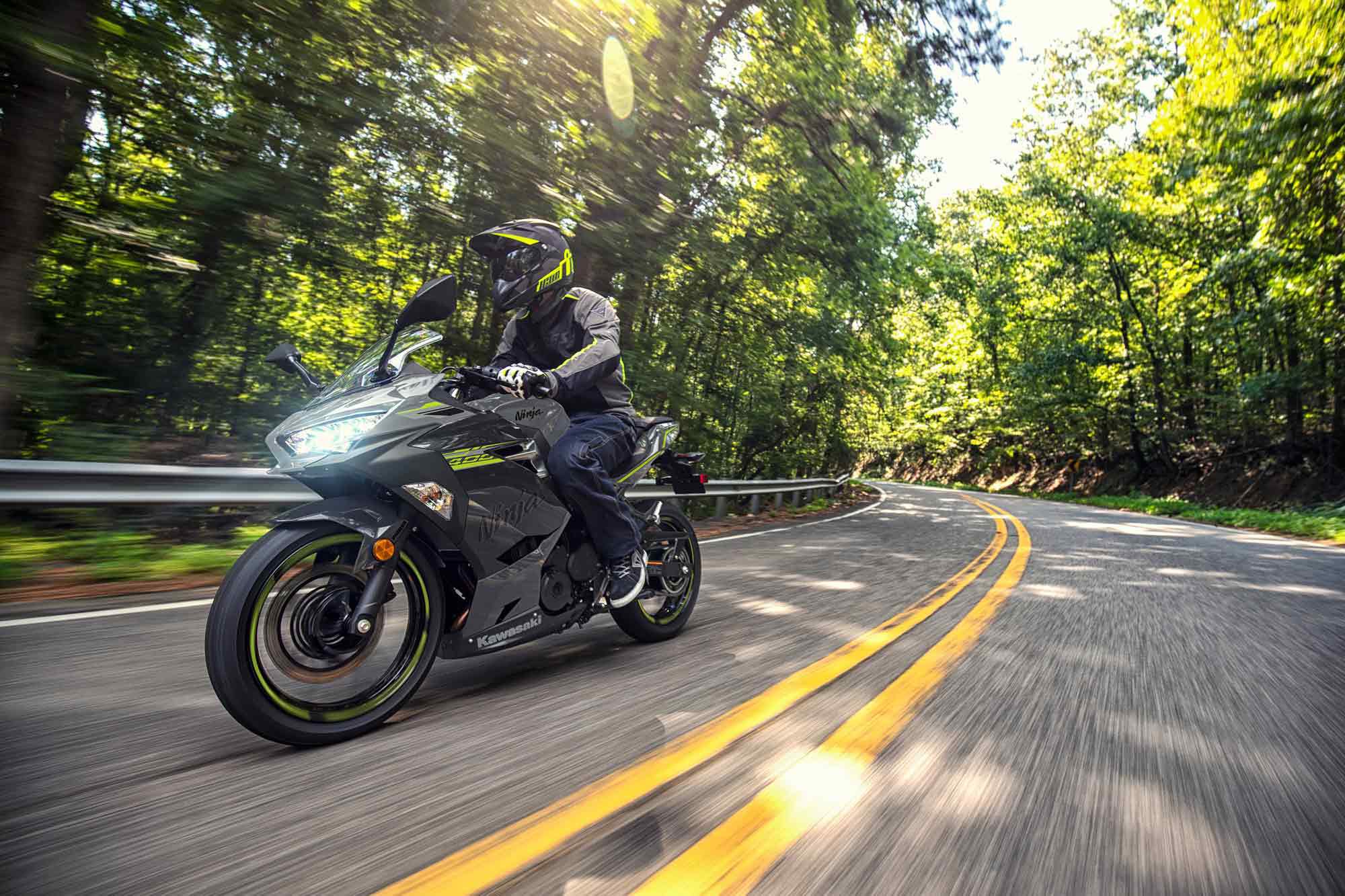 2021 Kawasaki Ninja 400.