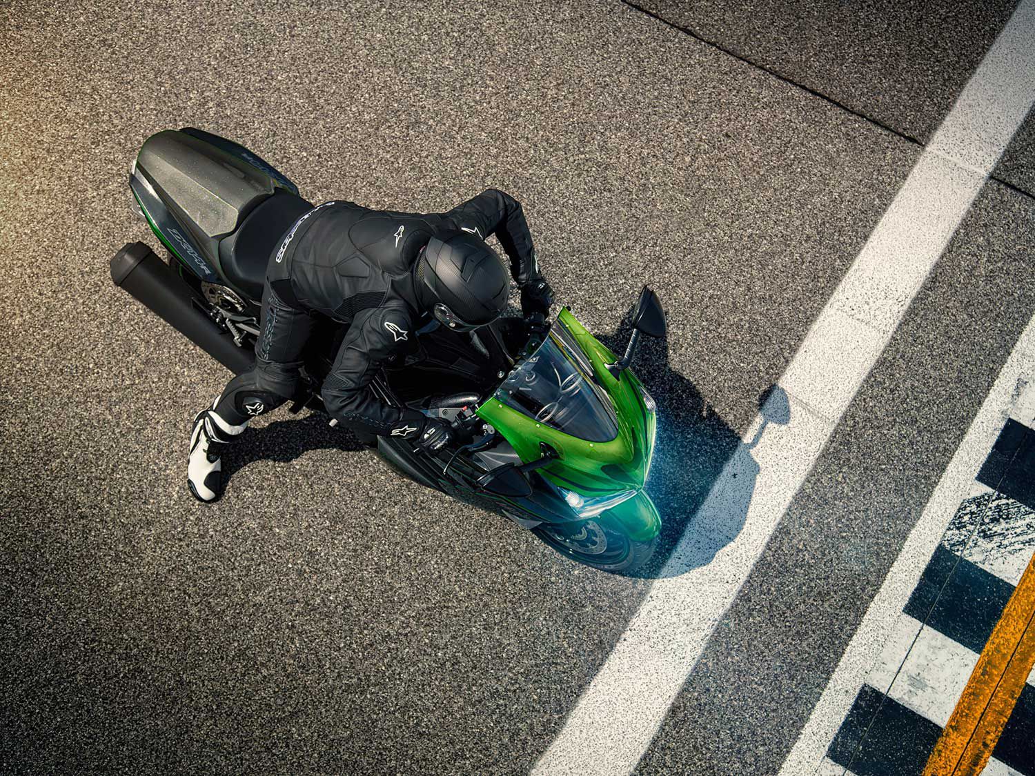 Kawasaki’s Ninja ZX-14R is a drag-racing demon that’s equally as comfortable as it is fast.