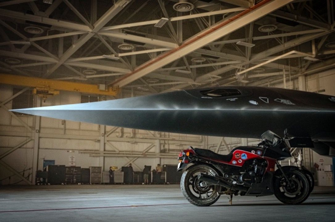 Maverick’s original 1986 Kawasaki GPZ900R.