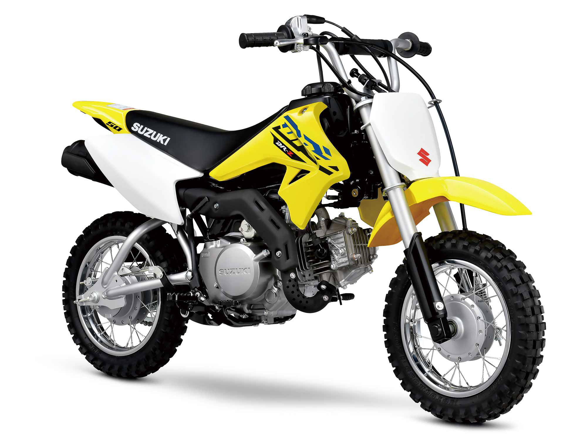 The Suzuki DR-Z50 returns for the 2023 model year to plant the seed of two-wheel riding in the next generation.