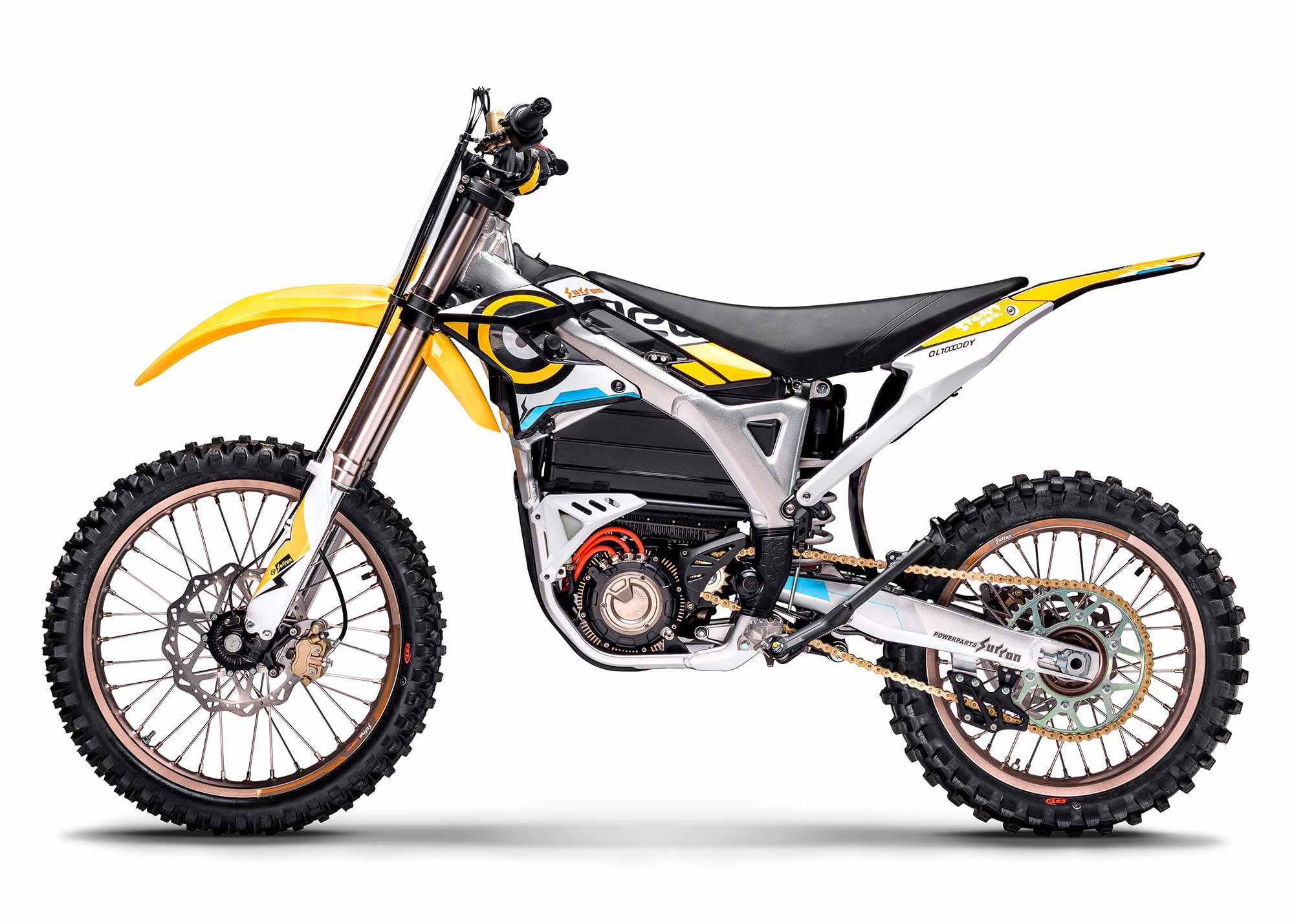 Like the KTM Freeride E-XC, the brushless electric motor is liquid-cooled.