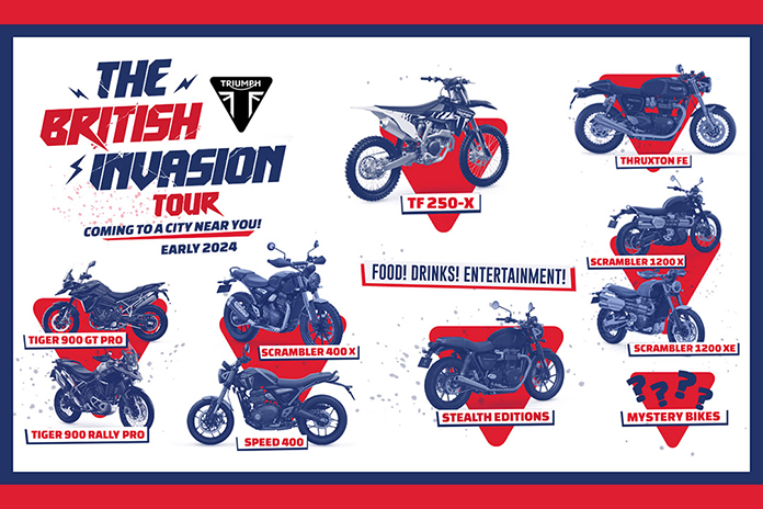 Triumph Motorcycles British Invasion Tour